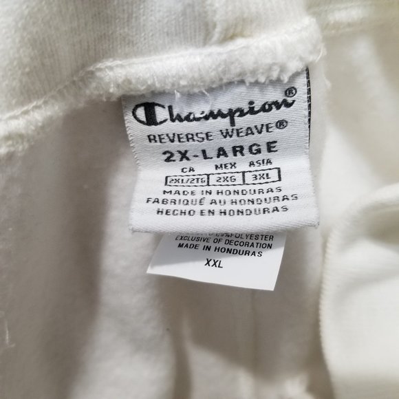 Champion Reverese Weave Jogger Sweatpants OffWhite - Picture 9 of 10
